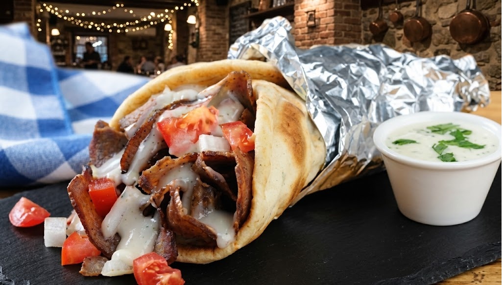 Freshly sliced beef donair at Best Donair in west Edmonton